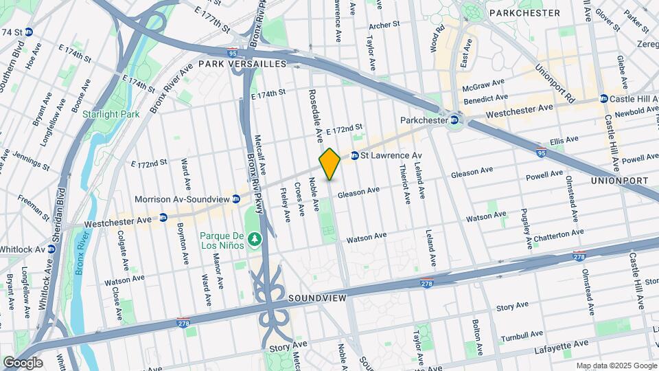 1217 Rosedale Ave Map and Location Details