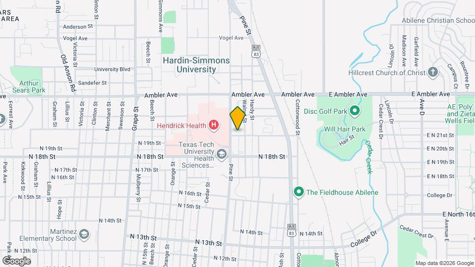 950 N 19th St Map and Location Details