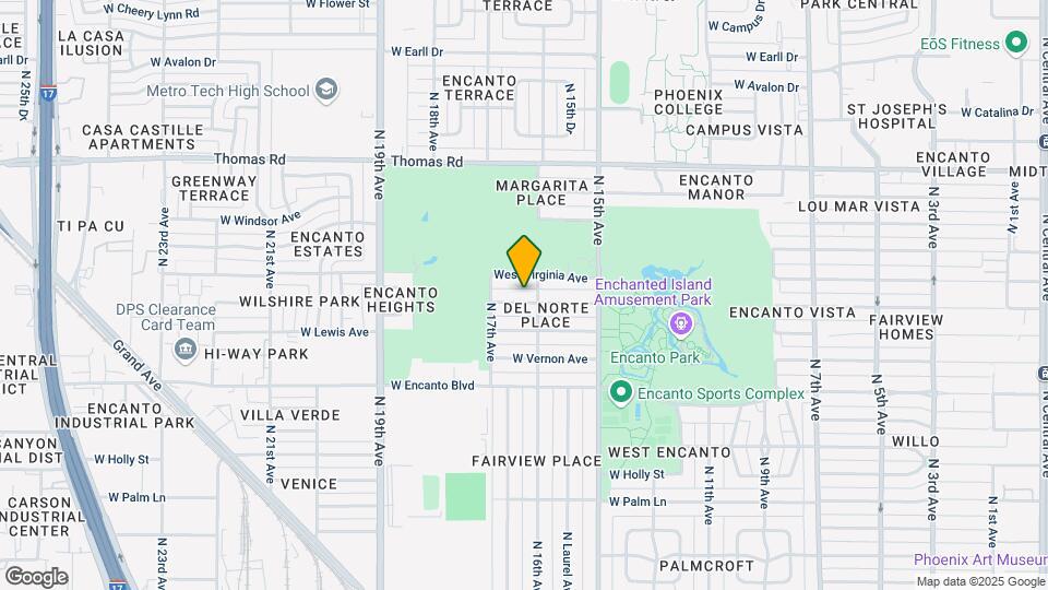 1610 W Wilshire Dr Map and Location Details
