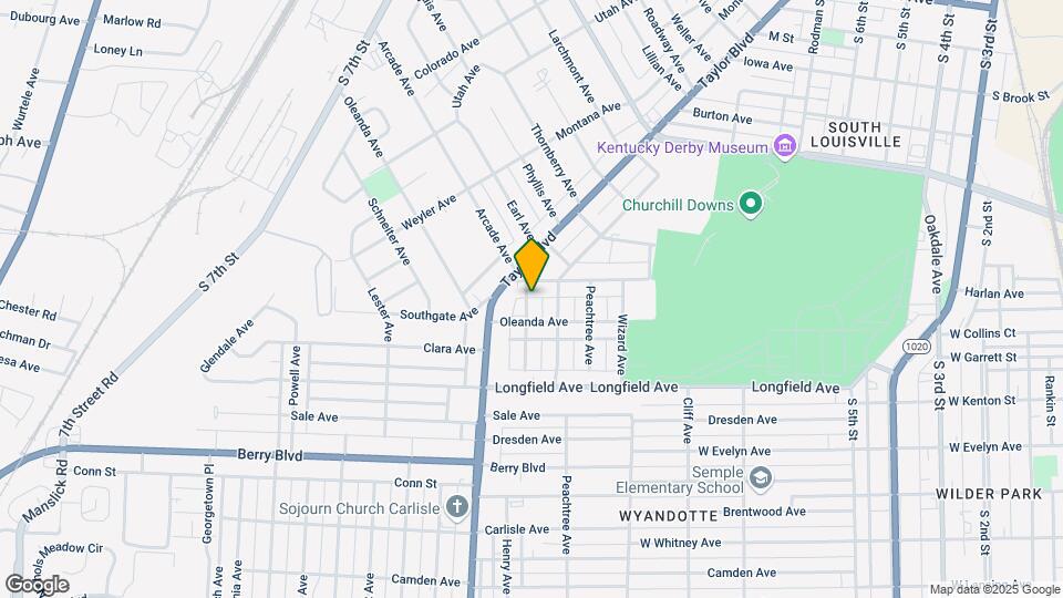 3319 Vetter Ave Map and Location Details