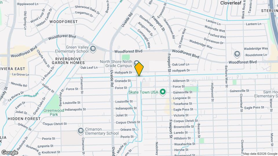 501 Evanston St Map and Location Details