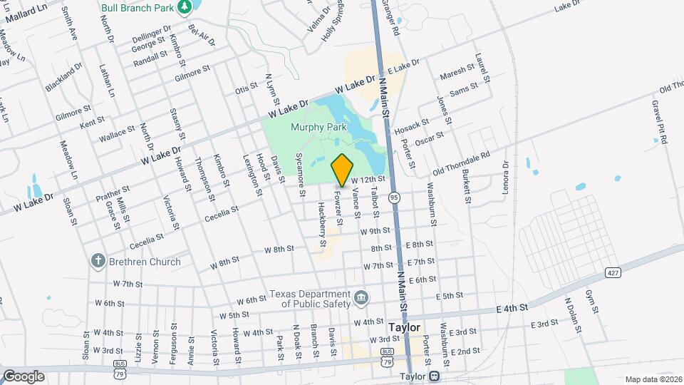 1102 Fowzer St Map and Location Details