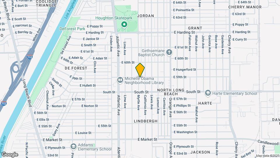 5886 Myrtle Ave Map and Location Details