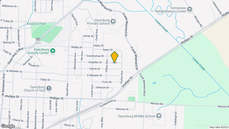 1831 Schaffer St Map and Location Details