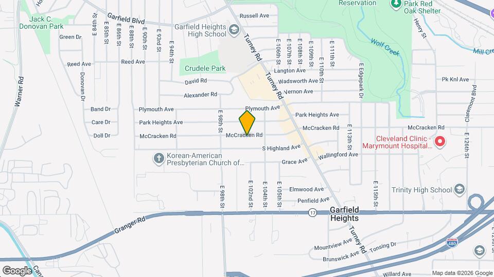 10024 McCracken Rd Map and Location Details