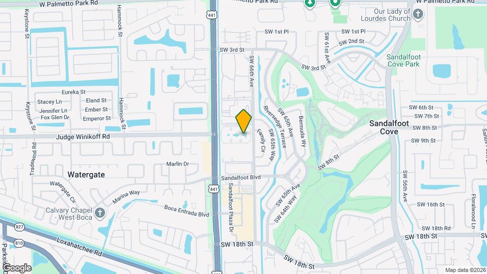 9973 Three Lakes Cir Map and Location Details