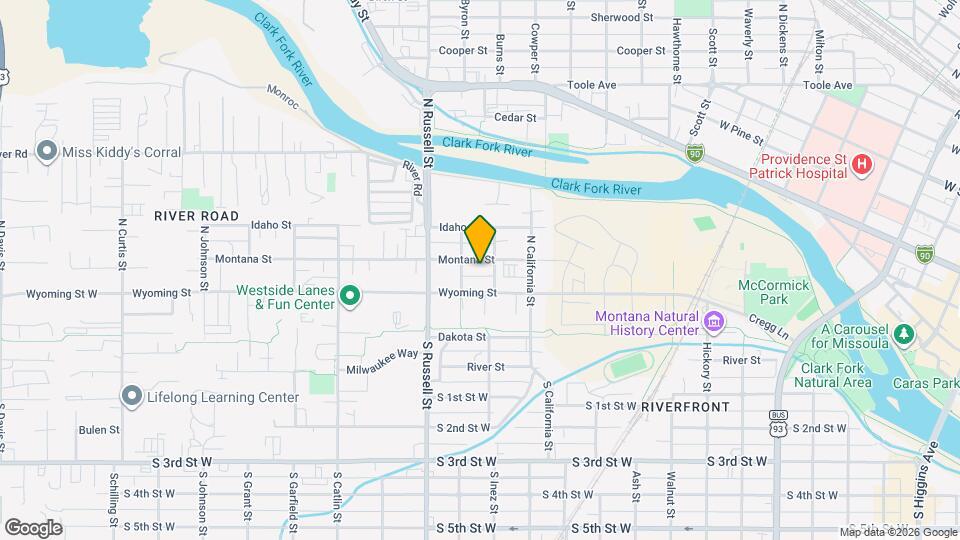 1309 Montana St Map and Location Details