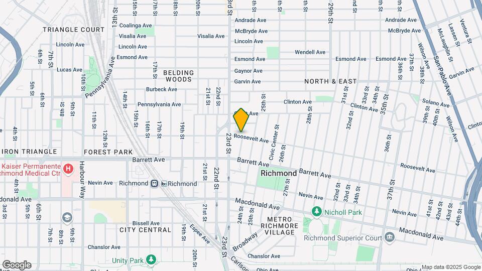 2347 Roosevelt Ave Map and Location Details