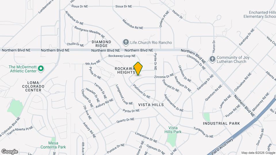 4515 Zirconia Dr NE Map and Location Details