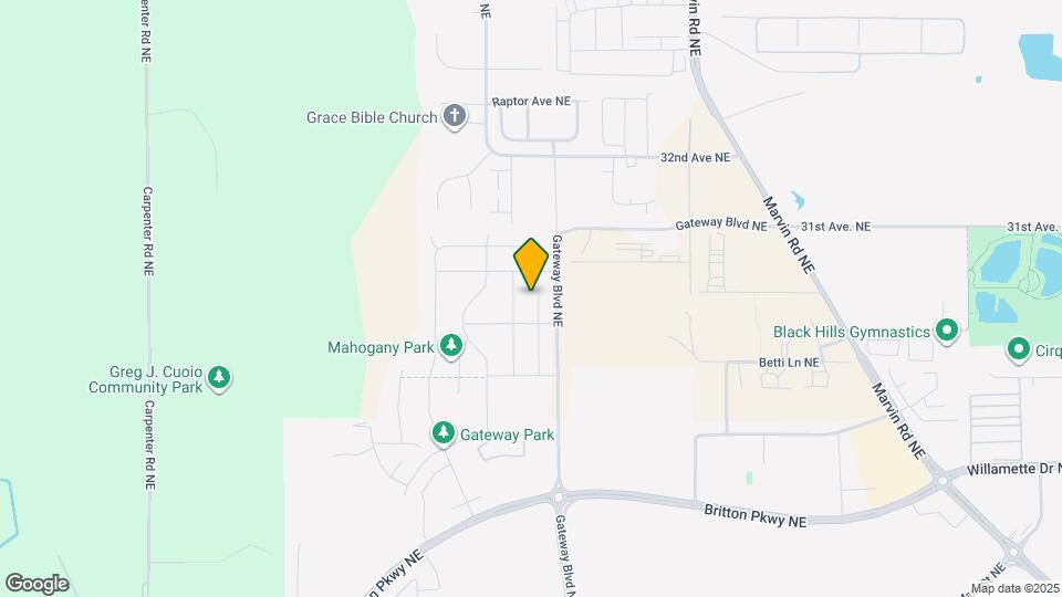 2925 Mahogany St NE Map and Location Details