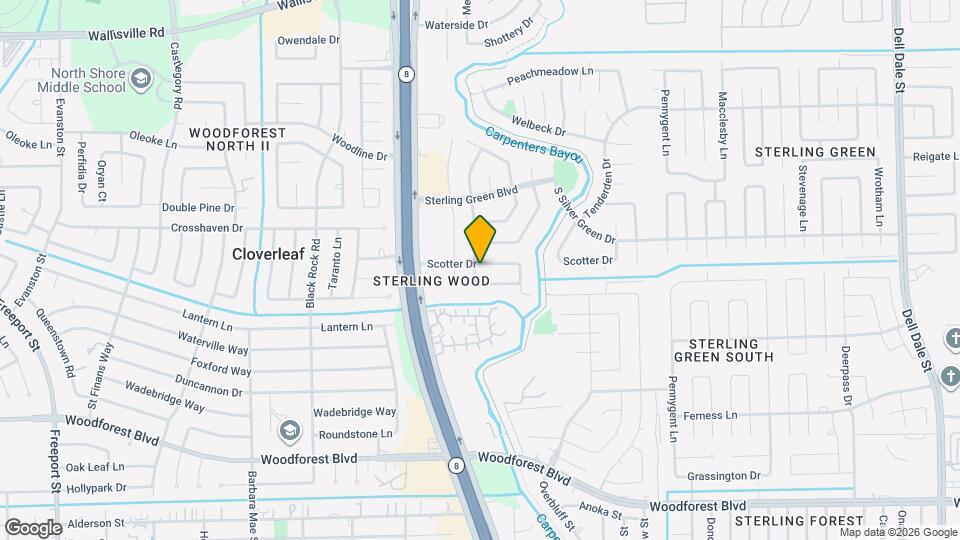 14802 Scotter Dr Map and Location Details