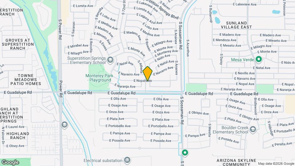 2744 S Raven Map and Location Details