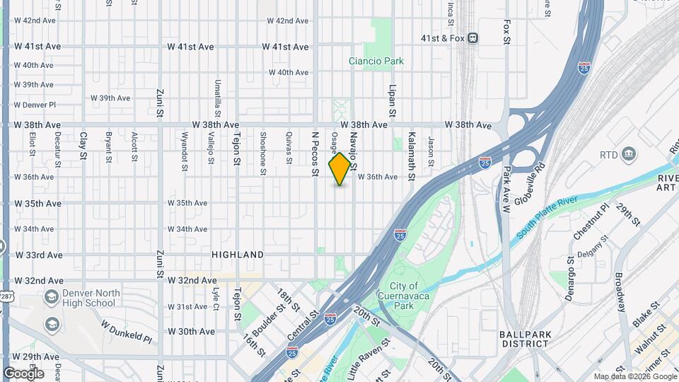 3530 Osage St Mapa y Detalles de la Ubicación