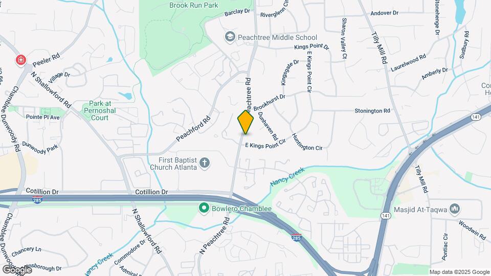 4475 N Peachtree Rd Map and Location Details