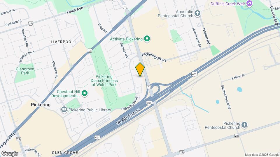 1655 Pickering Pkwy Map and Location Details