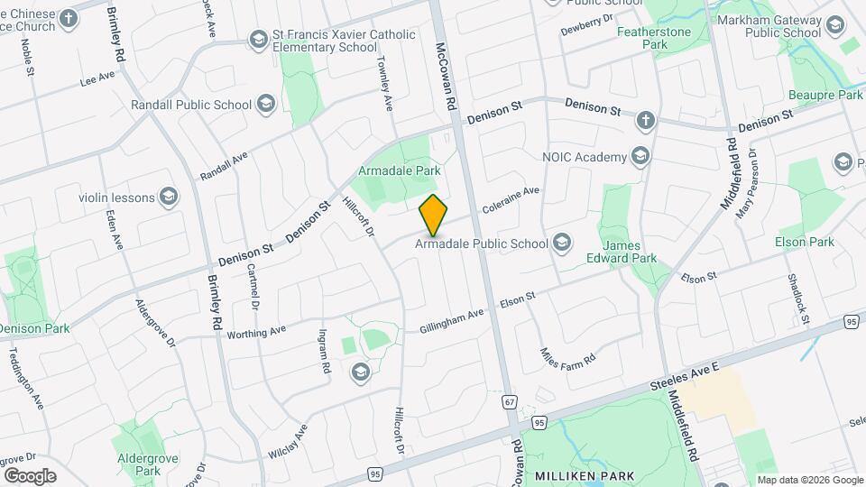 119 Hertford Crescent Map and Location Details