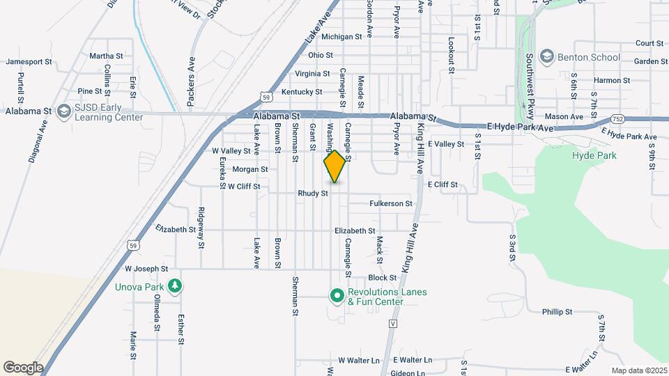 6417 Washington St Map and Location Details