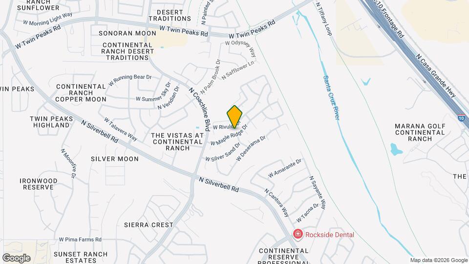 7254 W Maple Ridge Dr Map and Location Details