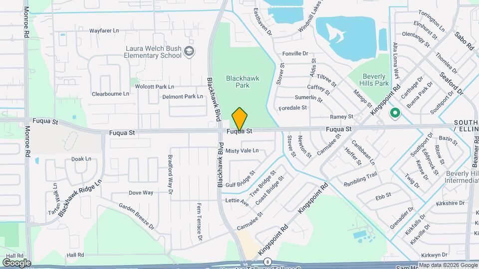 9438 Fuqua St Map and Location Details