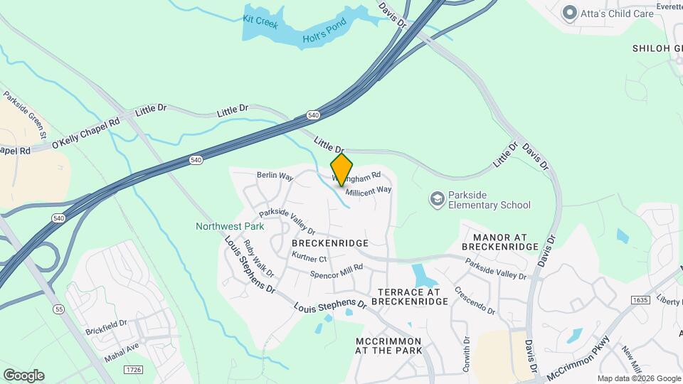 311 Millicent Way Mapa y Detalles de la Ubicación