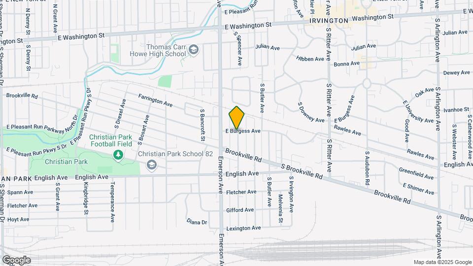 5131 E Burgess Ave Map and Location Details