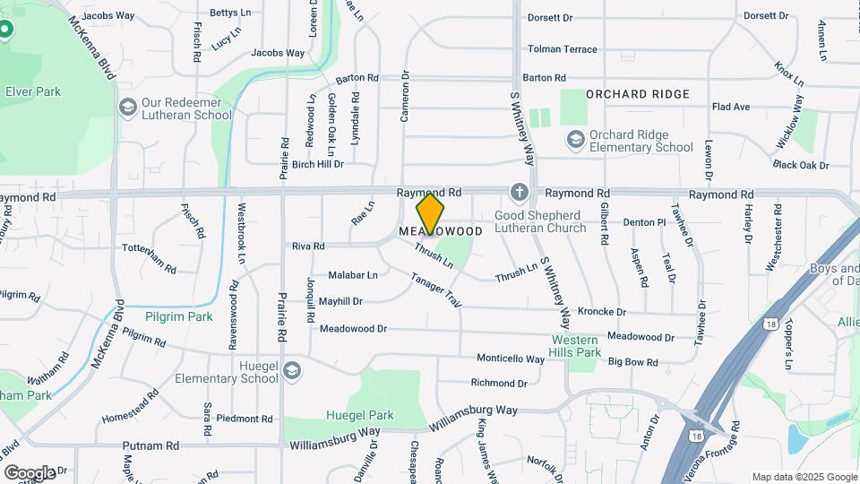 5833 Balsam Rd Map and Location Details