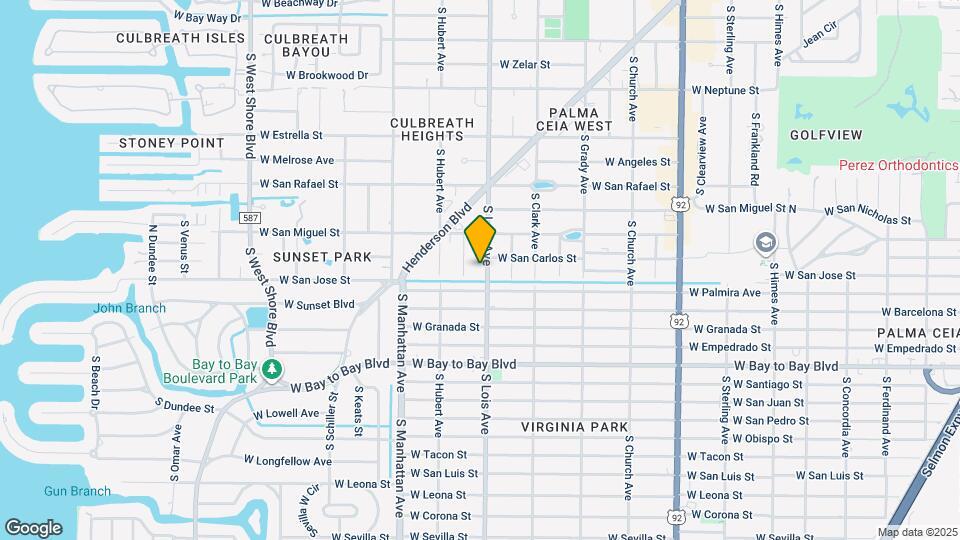 2407 S Lois Ave Map and Location Details