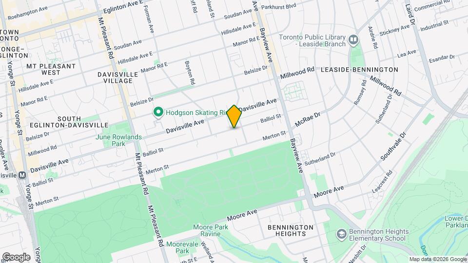 585 Balliol St Map and Location Details