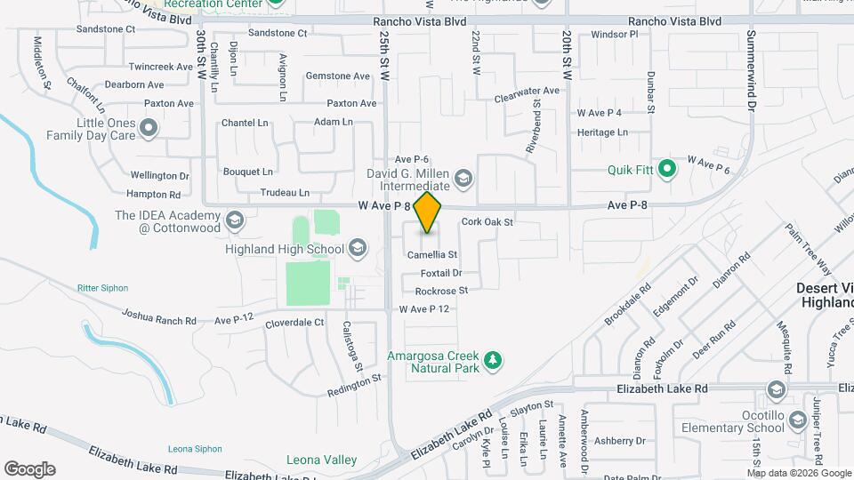 39112 Desert Holly Ln Map and Location Details