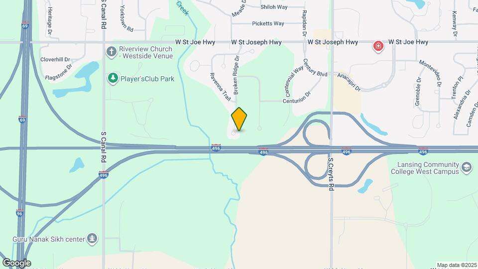 1039 Broken Ridge Dr Map and Location Details