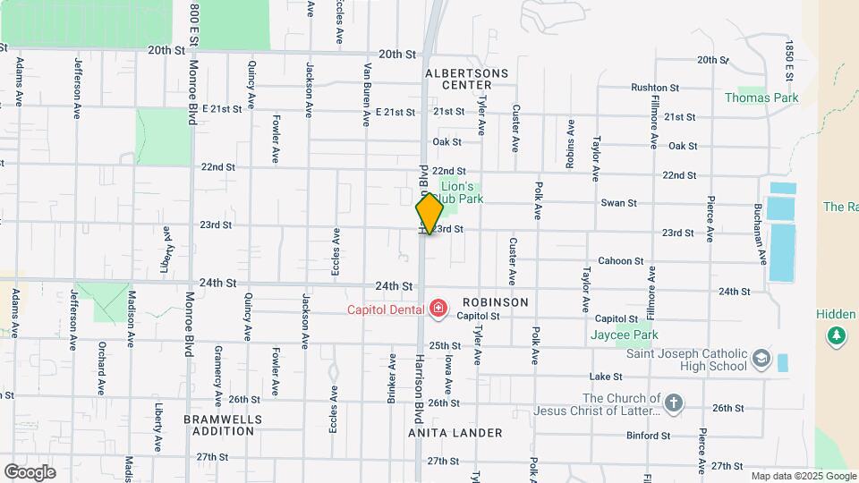 2312 Harrison Blvd Mapa y Detalles de la Ubicación