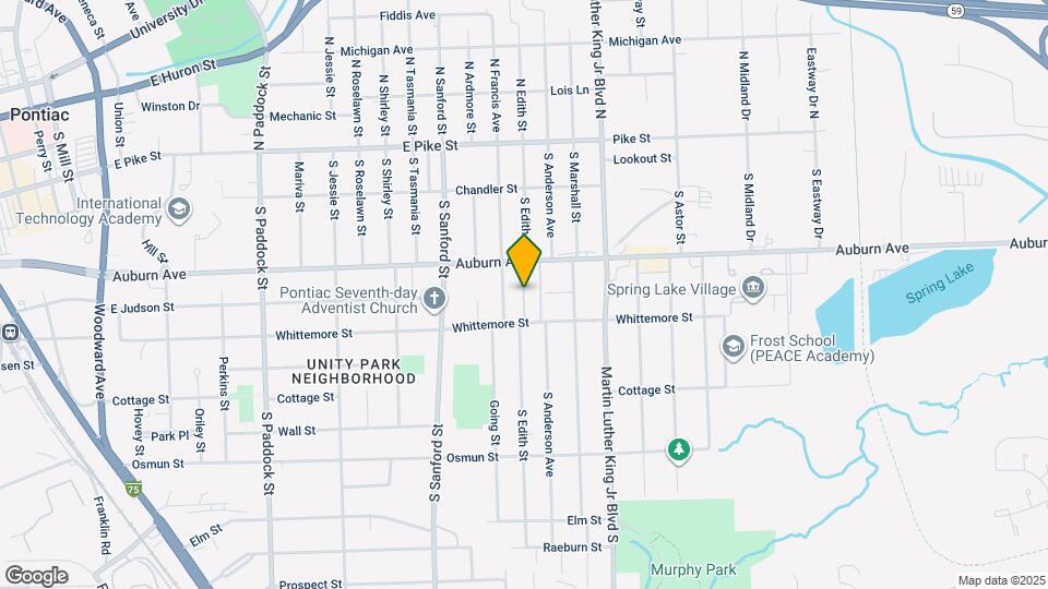 128 S Edith St Map and Location Details