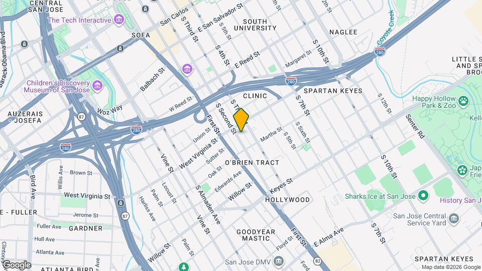 838 S 2nd St Mapa y Detalles de la Ubicación