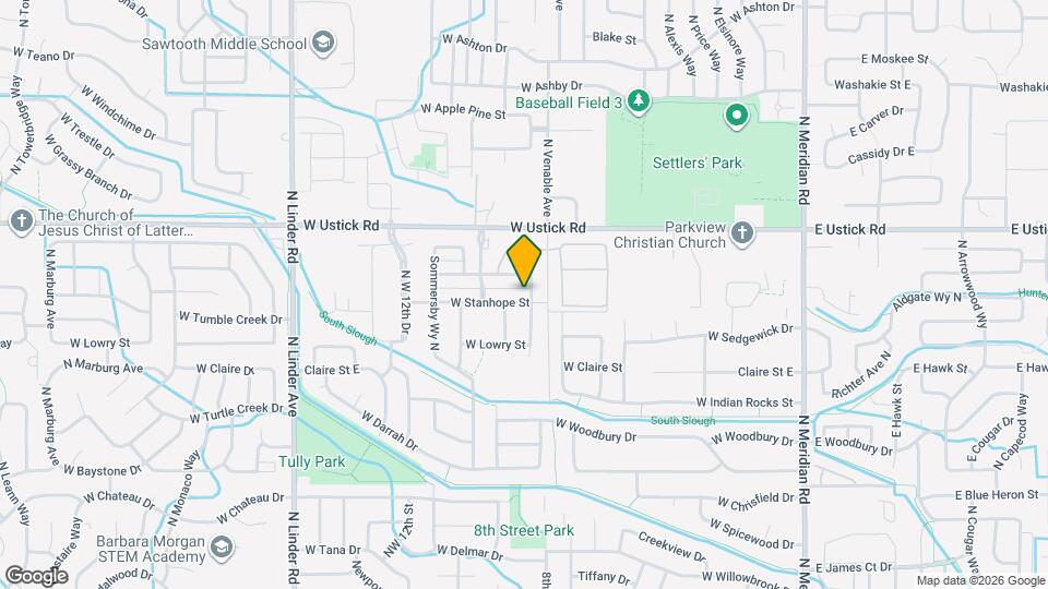 902 W Stanhope St Map and Location Details