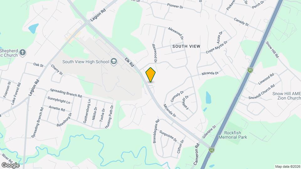 401 Meadowland Ct Map and Location Details