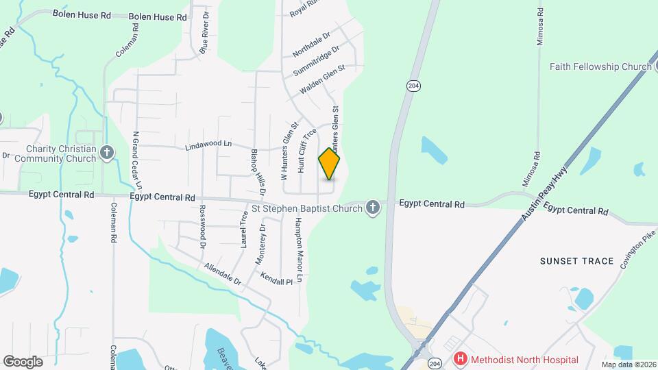 4311 E Hunters Glen St Map and Location Details