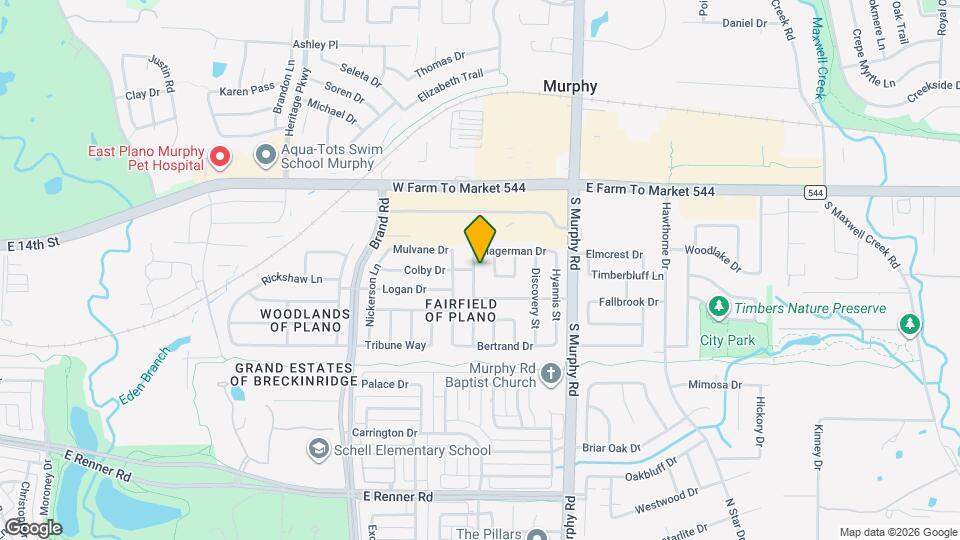 1128 Coolidge St Map and Location Details