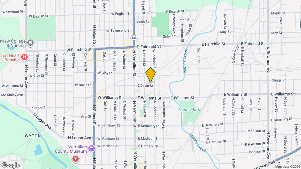 107 E Davis St Map and Location Details