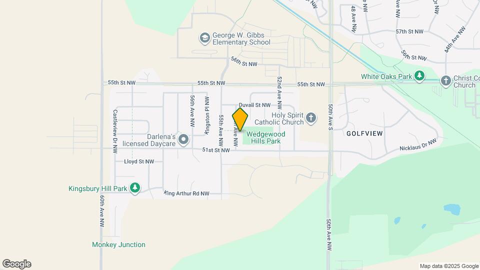 5176 54th Ave NW Map and Location Details