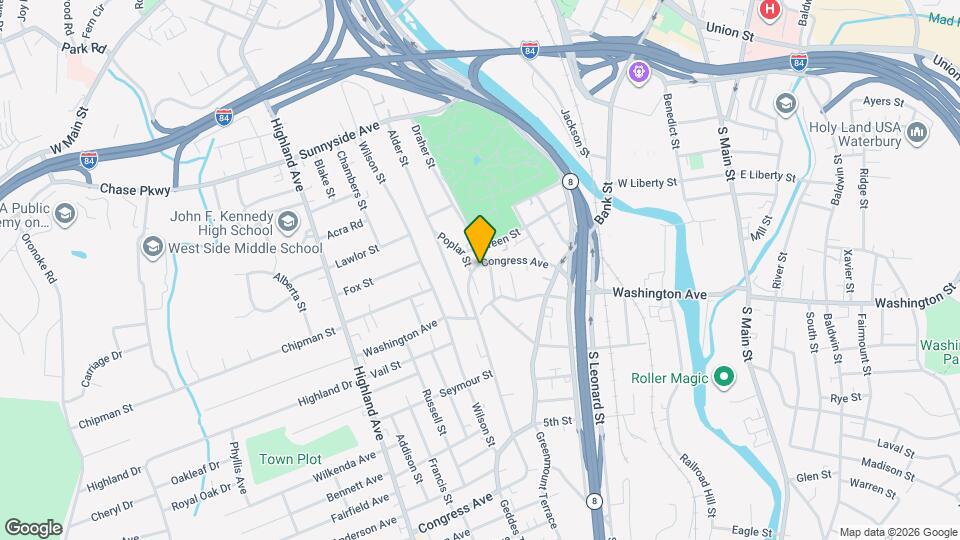 129 Congress Ave, Unit #1 Mapa y Detalles de la Ubicación