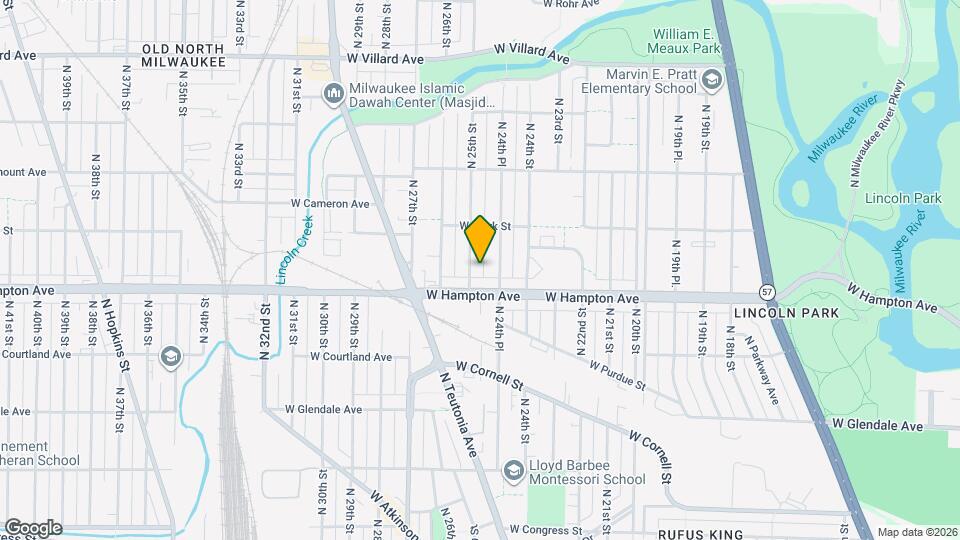 4824 N 25th St Map and Location Details