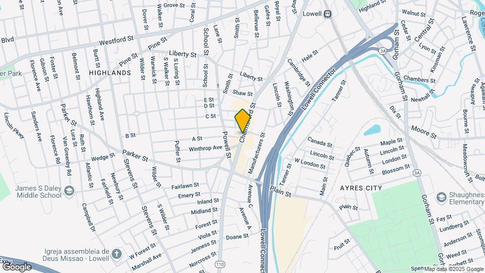 425 Chelmsford St Map and Location Details