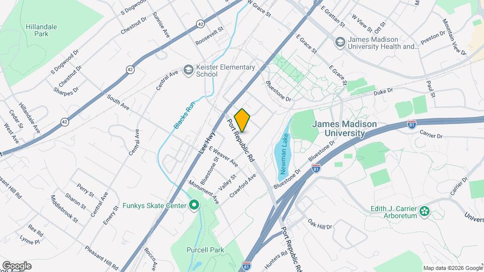 1250 Moffett Terrace Map and Location Details