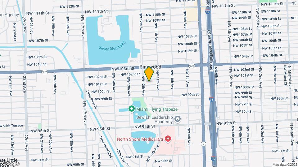 1163 NW 100th Terrace Map and Location Details