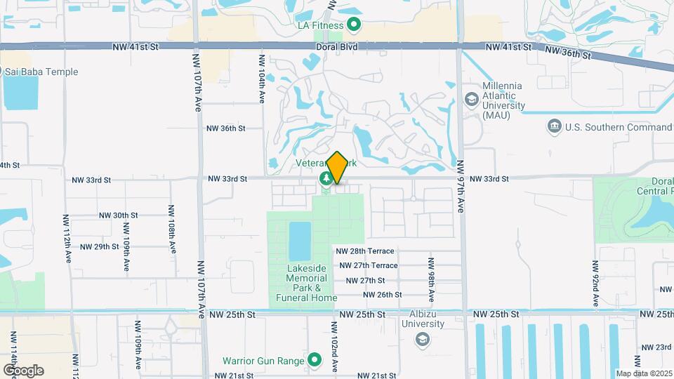 3119 NW 101st Pl Map and Location Details
