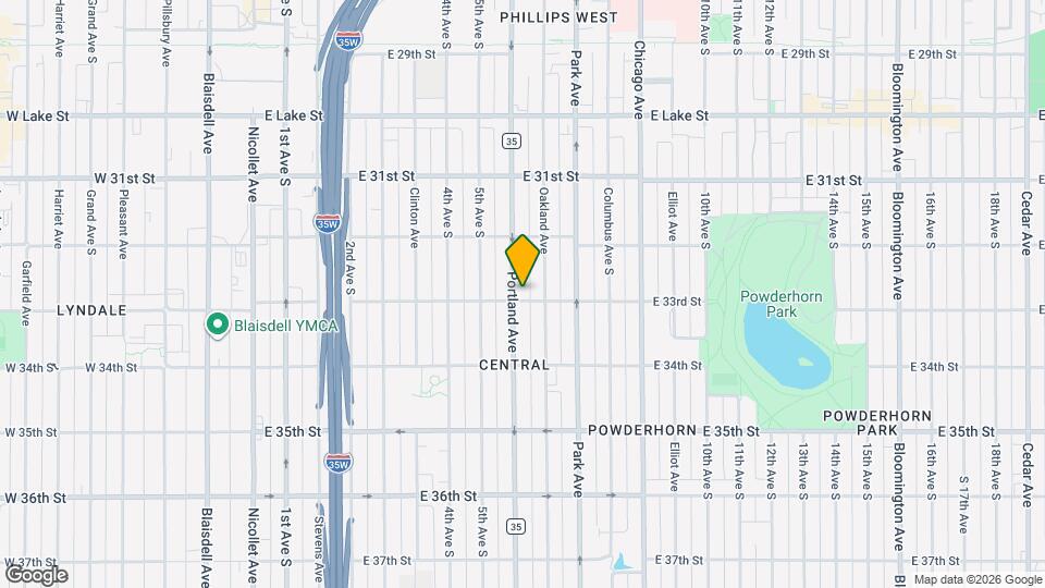 3251 Portland Ave, Unit Portland Hooze Unit 2 Map and Location Details