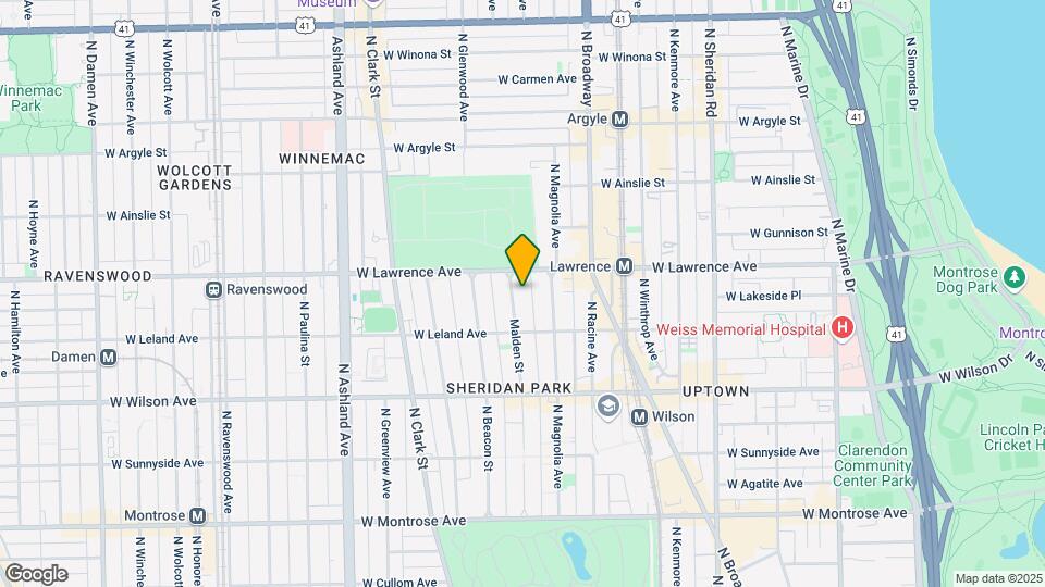 4735-4737 N Malden St Map and Location Details