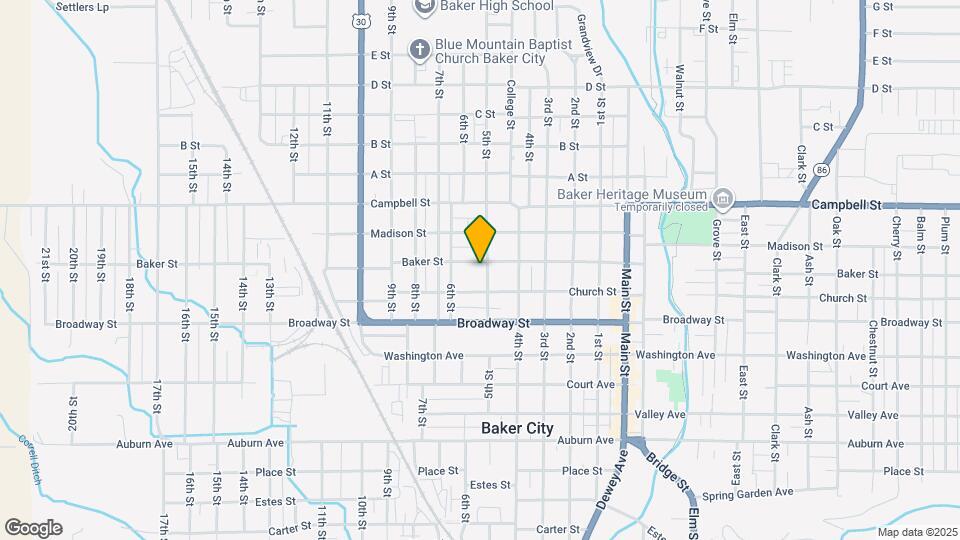 2415 Baker St Map and Location Details