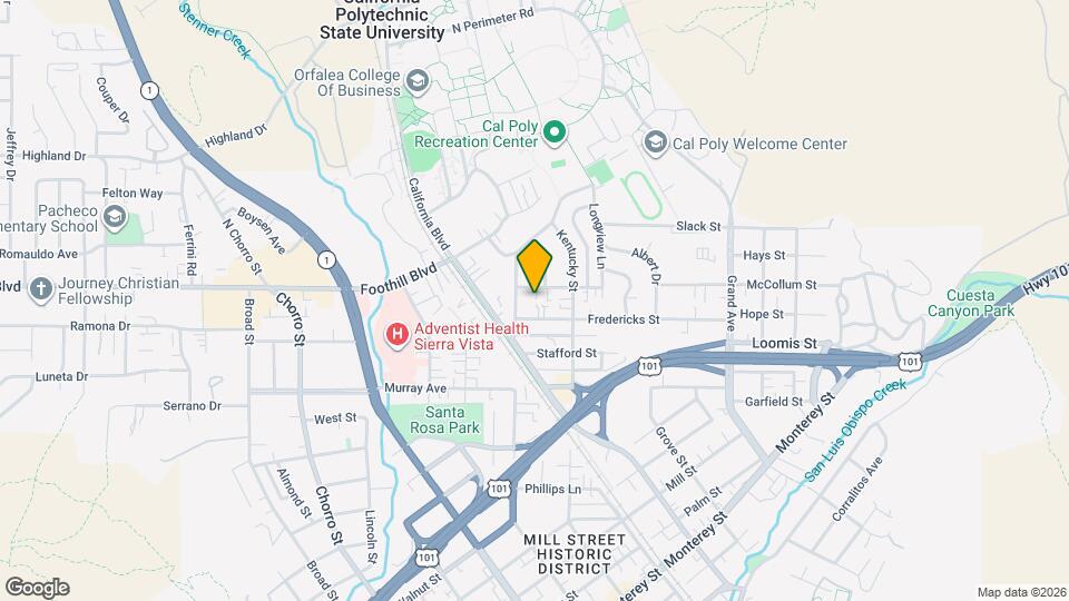 1215-1219 Bond St Map and Location Details