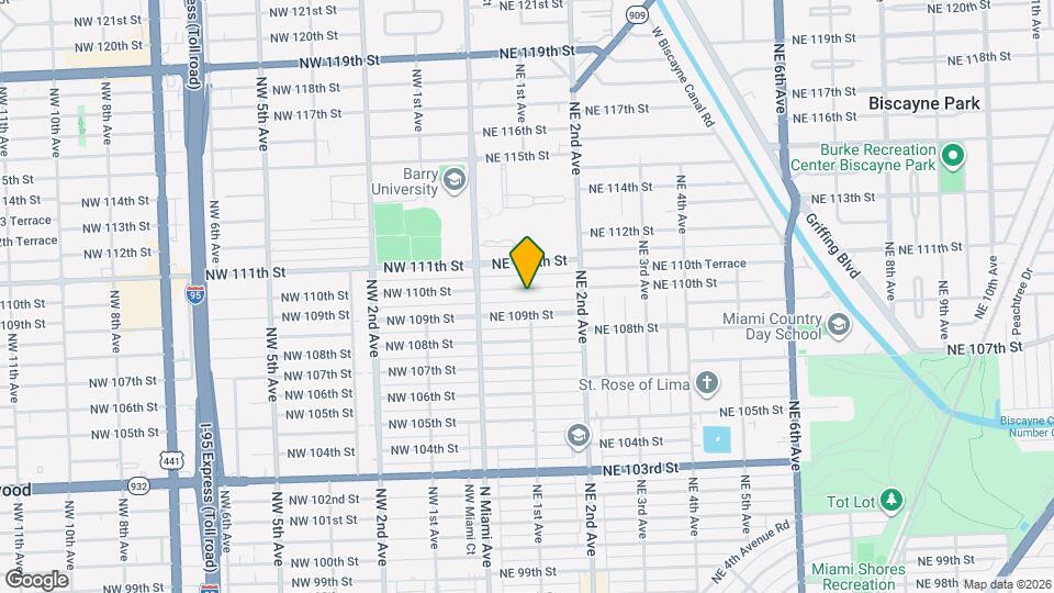 86 NE 110th St Map and Location Details